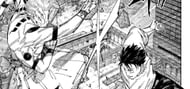 Yuta Okkotsu clashes with Sukuna (Image via Shueisha)
